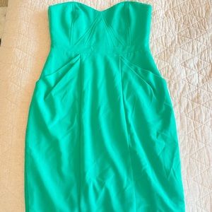 BCBG Green Party dress